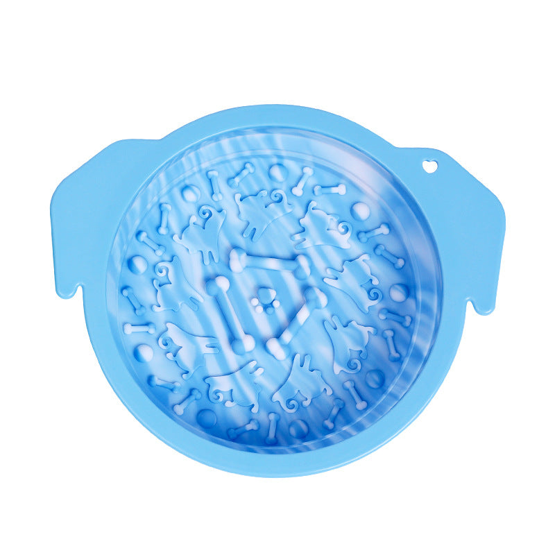 Multi-Functional Silicone Lick Pad & Slow Feeder Bowl for Dogs & Cats