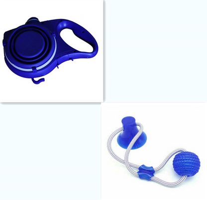 Dog Leash with Water Bottle – 3-in-1 Walking Set