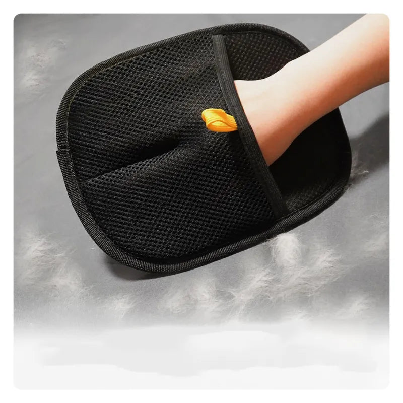 Pet Hair Removal Gloves – Electrostatic Brush Glove