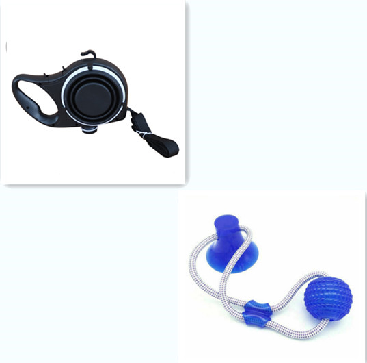 Dog Leash with Water Bottle – 3-in-1 Walking Set