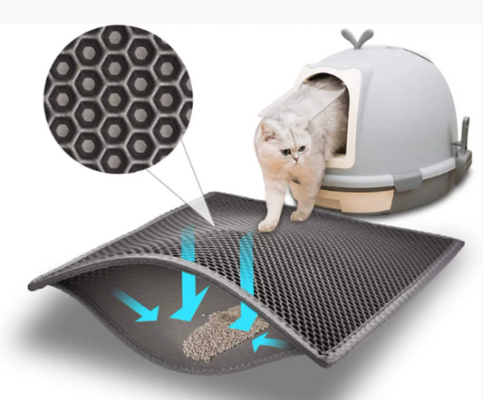 EVA Cat Litter Mat – Anti-Slip & Easy to Clean | Multiple Sizes & Colors