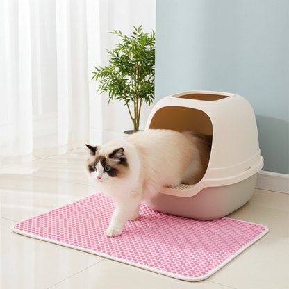 EVA Cat Litter Mat – Anti-Slip & Easy to Clean | Multiple Sizes & Colors